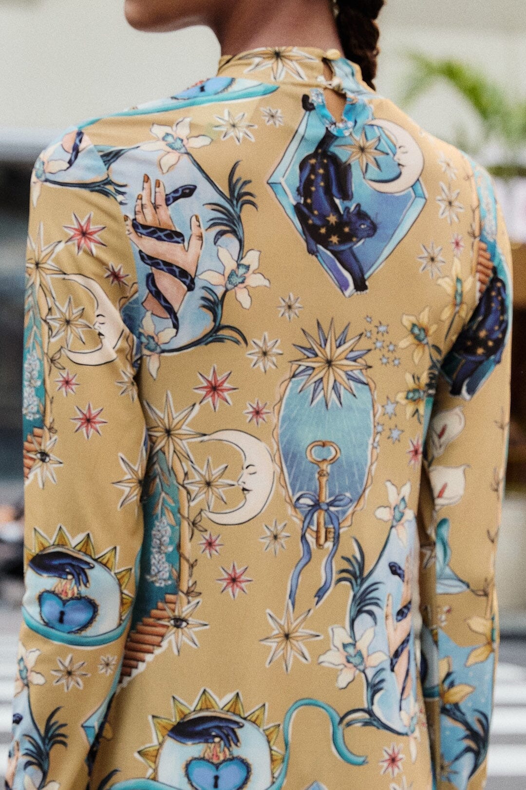 Sand Mystical Long Sleeve Maxi Dress - Image 2