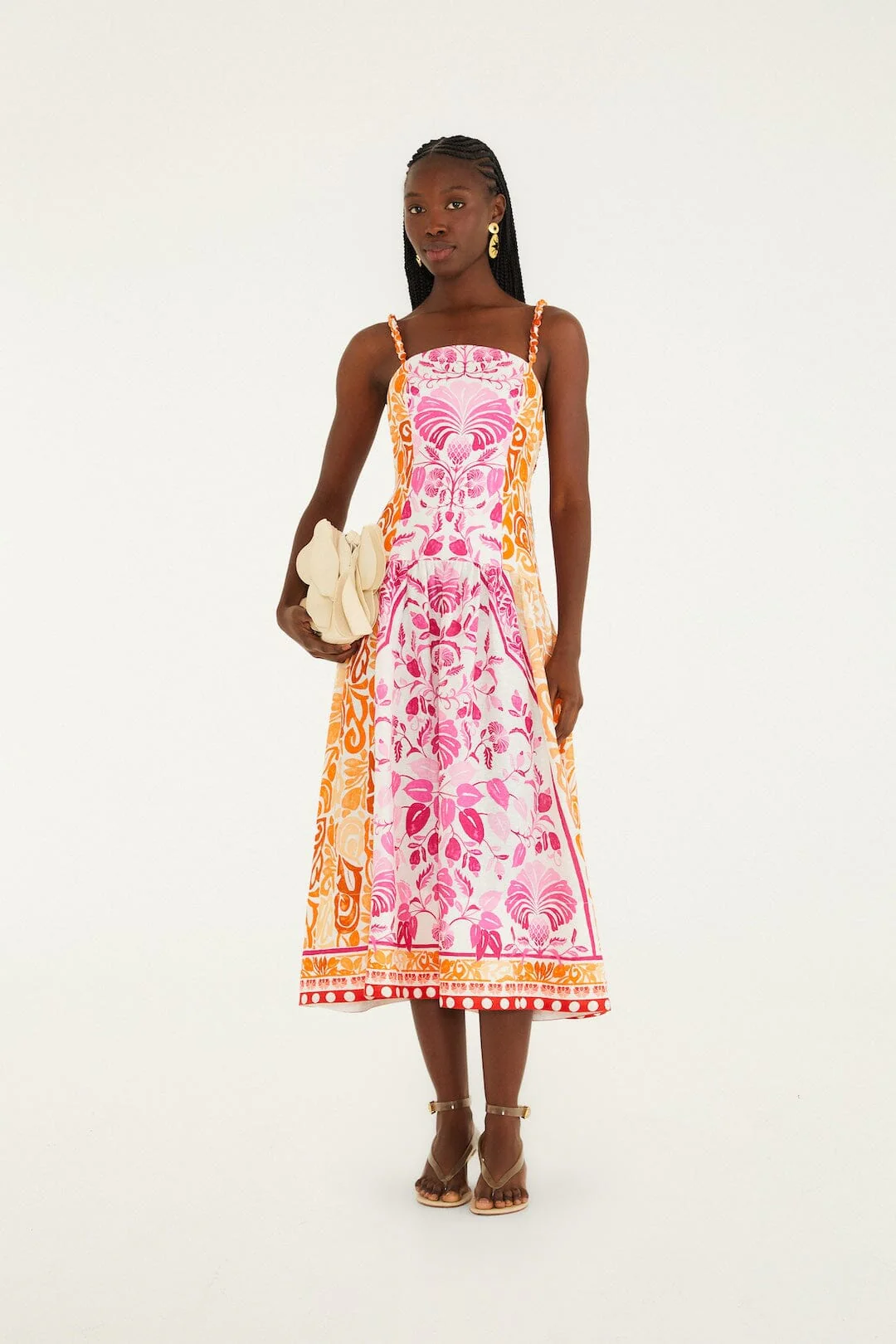 Off-White Santorini Euroflax™ Premium Linen Midi Dress